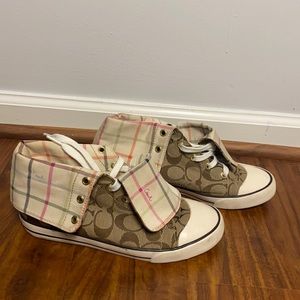 Coach (Q258) Monogram Logo “Bonney” high-tops